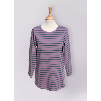 Violet & Green Breton Stripe Tunic