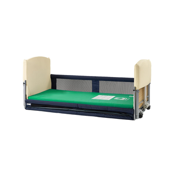 Professional Care Floor Bed 1 integrated padded side net