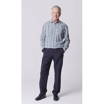 Green & Black Easy Close Shirt