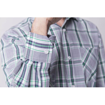Green & Black Easy Close Shirt