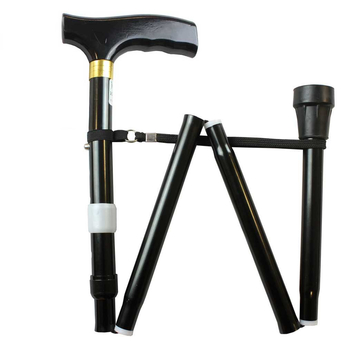 Black Folding Walking Stick