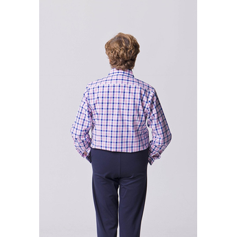 Pink & Blue Easy Close Check Shirt