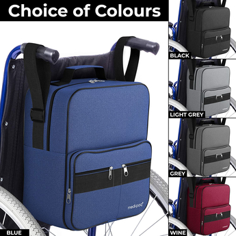 Navy Blue Wheelchair bag