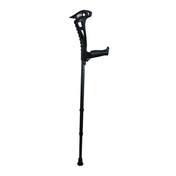 Balck full view Comfort Elbow Crutch