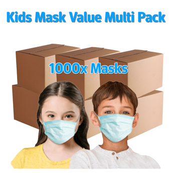 1000 Kids Size Face Masks - School Bundle