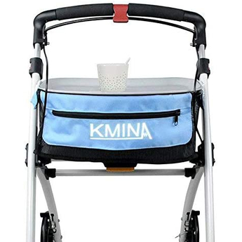 White Indoor Wheel Rollator with Tray