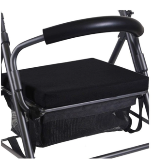 Stop and Go Pressure Braking Rollator - Black