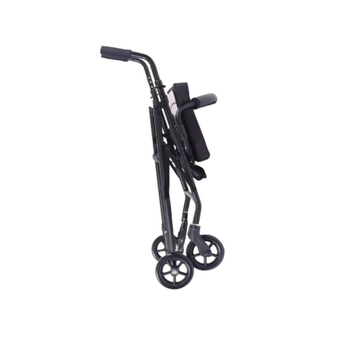 Stop and Go Pressure Braking Rollator - Black