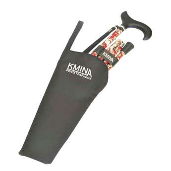 Red Floral Folding Aluminium Stick