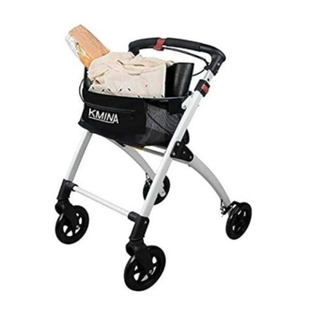 White Indoor Wheel Rollator with Tray