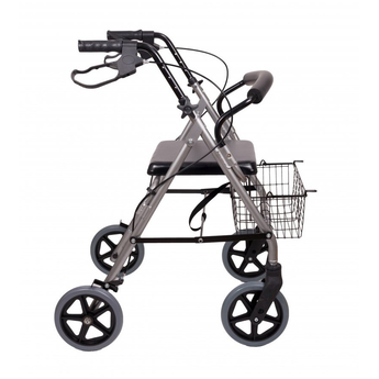 Aluminium Walker With Basket