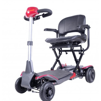 Folding Mobility Scooter Red