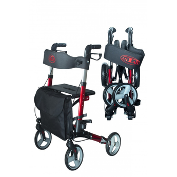 Four-Wheeled Aluminium Folding Walker