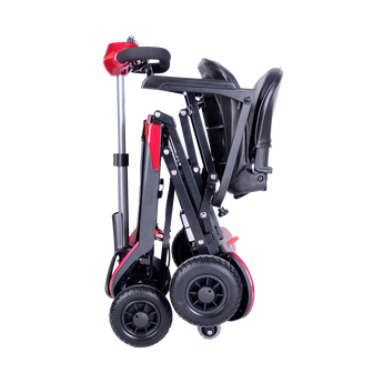AirGlide+ Folding Mobility Scooter folded side view