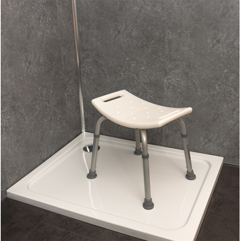 Adjustable Curved Shower Stool
