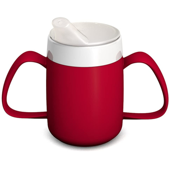 Red two handed mug