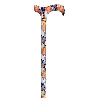 Adjustable Derby Cane - Classic Cats