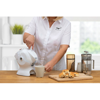 White Arthritis Tilt and Pour Kettle