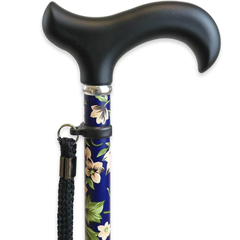 Blue Flower Extendable Cane