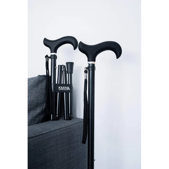 Black Aluminium Extendable Cane
