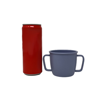 Bamboo Plastic Two Handled Mug