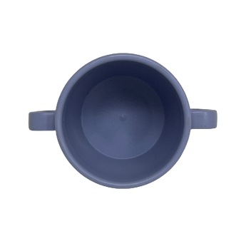 Bamboo Plastic Two Handled Mug