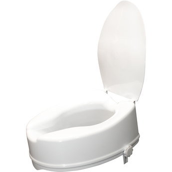 The Viscount Raised Toilet Seat With Lid