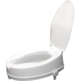 The Viscount Raised Toilet Seat With Lid
