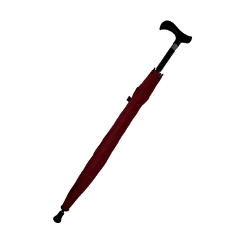 Budget Umbrella Walking Stick - Wine