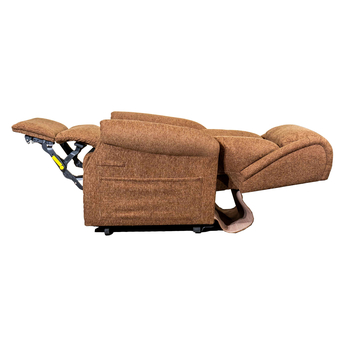 Suir Dual Motor Rise & Recliner Chair - Brown