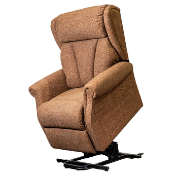 Suir Dual Motor Rise & Recliner Chair - Brown