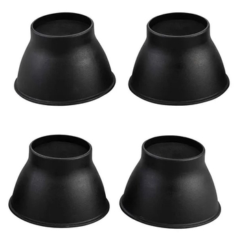 Black Elephant Feet - Pack of 4