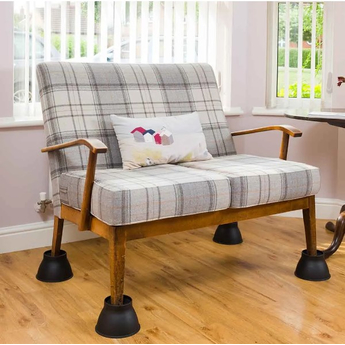 Black Elephant Feet - Pack of 4