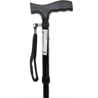 Black Adjustable Folding Cane