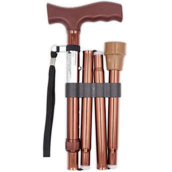 Bronze Adjustable Folding Cane