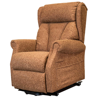 Suir Dual Motor Rise & Recliner Chair - Brown