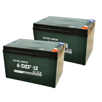 TMS Economy Mobility Scooter Batteries Pair