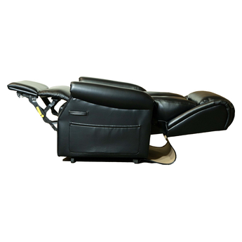 Suir Dual Motor Rise & Recliner Chair - Black