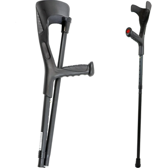 Folding Crutch - Black