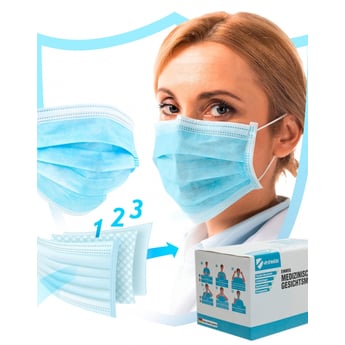 Medical Face Mask Type IIR - 50 Pack