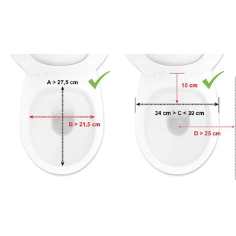 Toilet Riser with Armrests