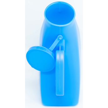 Single Blue Urinal