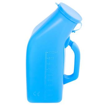 Single Blue Urinal