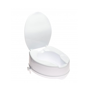 Raised Toilet Seat With Lid