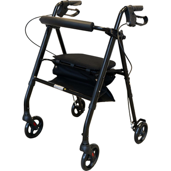 Lightweight Four Wheeled Rollator - 6" Wheels