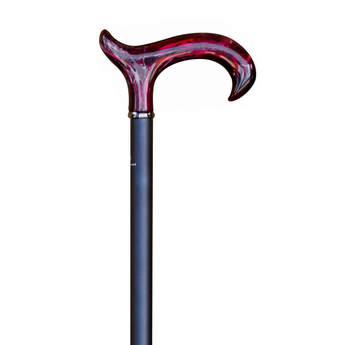 ABS Handle Derby Cane - Garnet