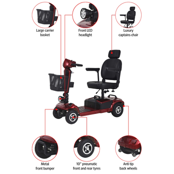 deluxe scooter spider diagram