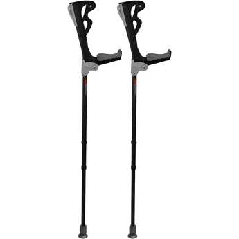 ERGODYNAMIC Elbow Crutch - Black/Grey