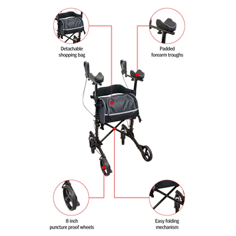 Forearm Four Wheeled Rollator