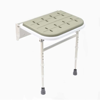 Folding Shower Seat (with Legs & Padded Seat)